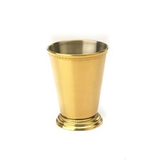 Mercer Culinary Barfly 12 oz. Stainless Steel Julep Bar Cup w/ Footed Base