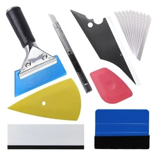 17PCS Window Tint Kit, Car Vinyl Wrap Application Tools, Auto Window Film Tin...