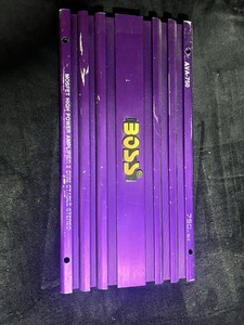 BOSS AVA-750 2 Channel MOSFET High Power Car Audio Amplifier Purple 750W Max