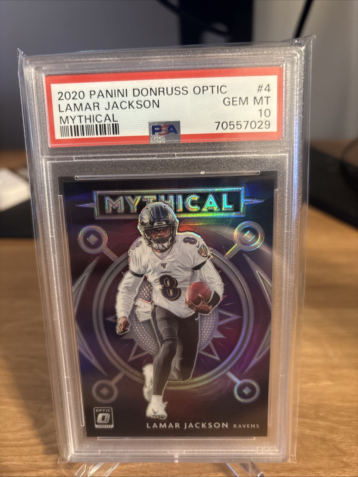 2020 Panini Donruss Optic - Mythical Lamar Jackson #MY-4