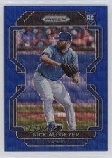 2022 Panini Prizm Tier II Blue Wave Prizm 37/60 Nick Allgeyer #169 4f5