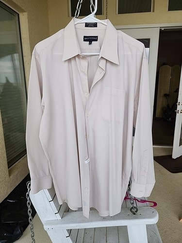 Boca Classics Long Sleeve Button Down Brown Shirt Medium - Picture 1 of 3