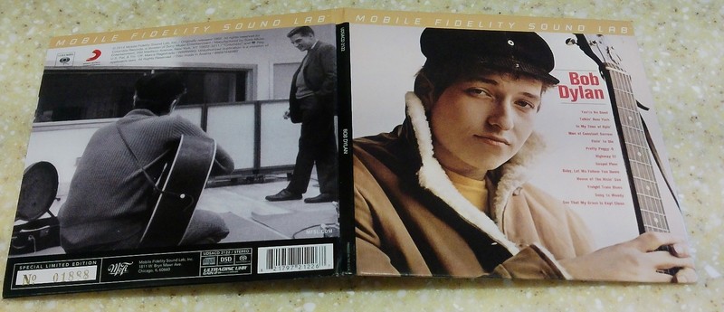 BOB DYLAN Self Titled CD MFSL UDSACD2122 Numbered  Stereo No 01888