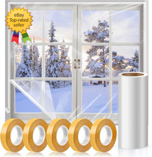 Window Insulation Kit 63 394 Inch Plastic Window Coverings for Winter