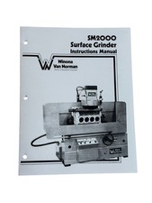 Winona Van Norman Model Sm2000 Surfacer Manual