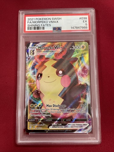 Morpeko VMAX graded PSA 5 for sale on eBay