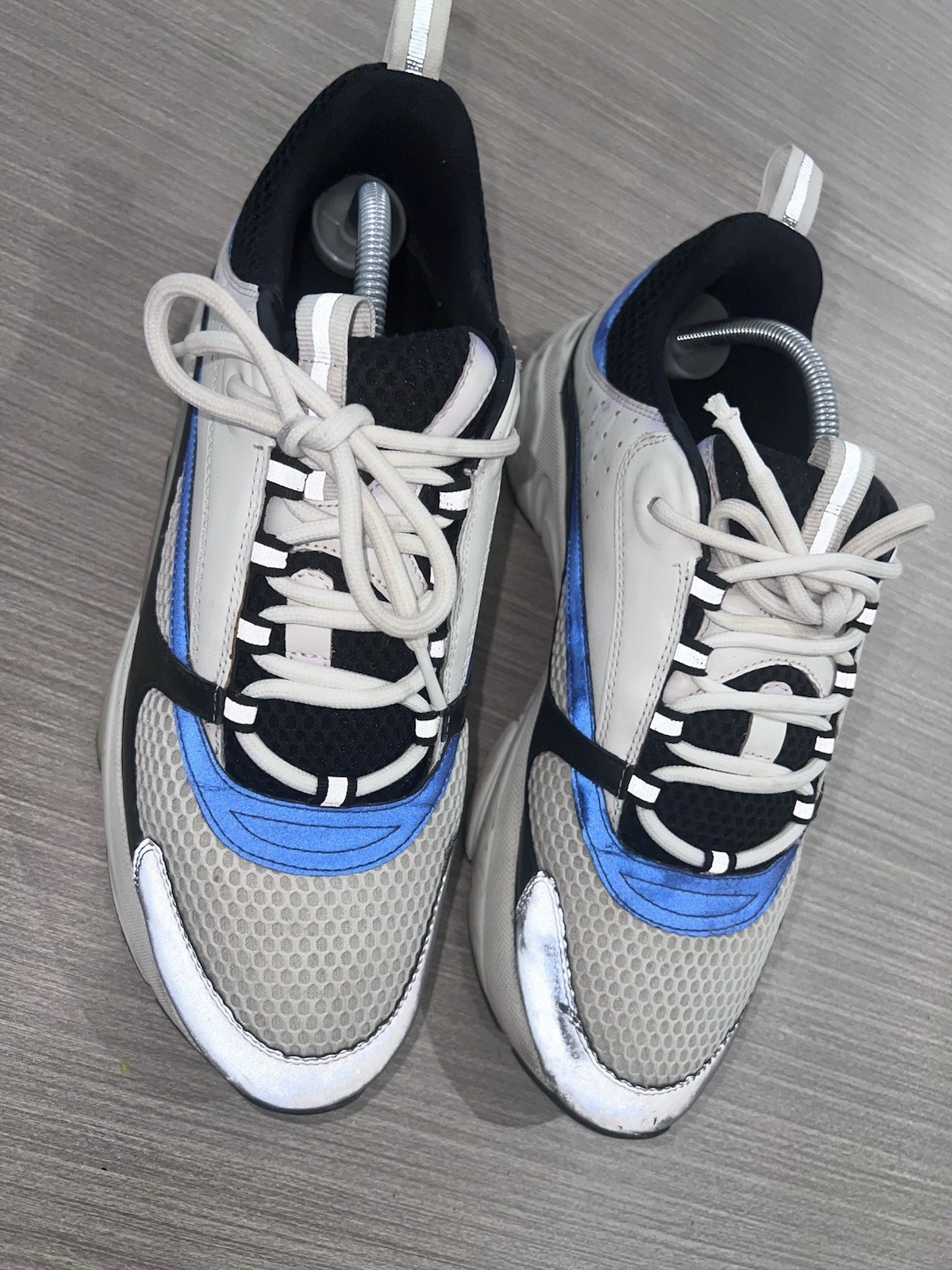 Dior B22 Men's Trainers White/Blue Size UK10/EU44 Used image 6