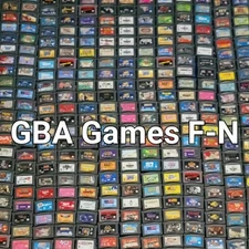 Authentic Nintendo Gameboy Advance GBA Handheld Console Games Tested F-N