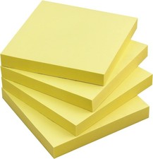 Sticky Notes 3x3 Self-Stick Notes Bright Colors Sticky Notes 4 Pads 100 Sheets/P