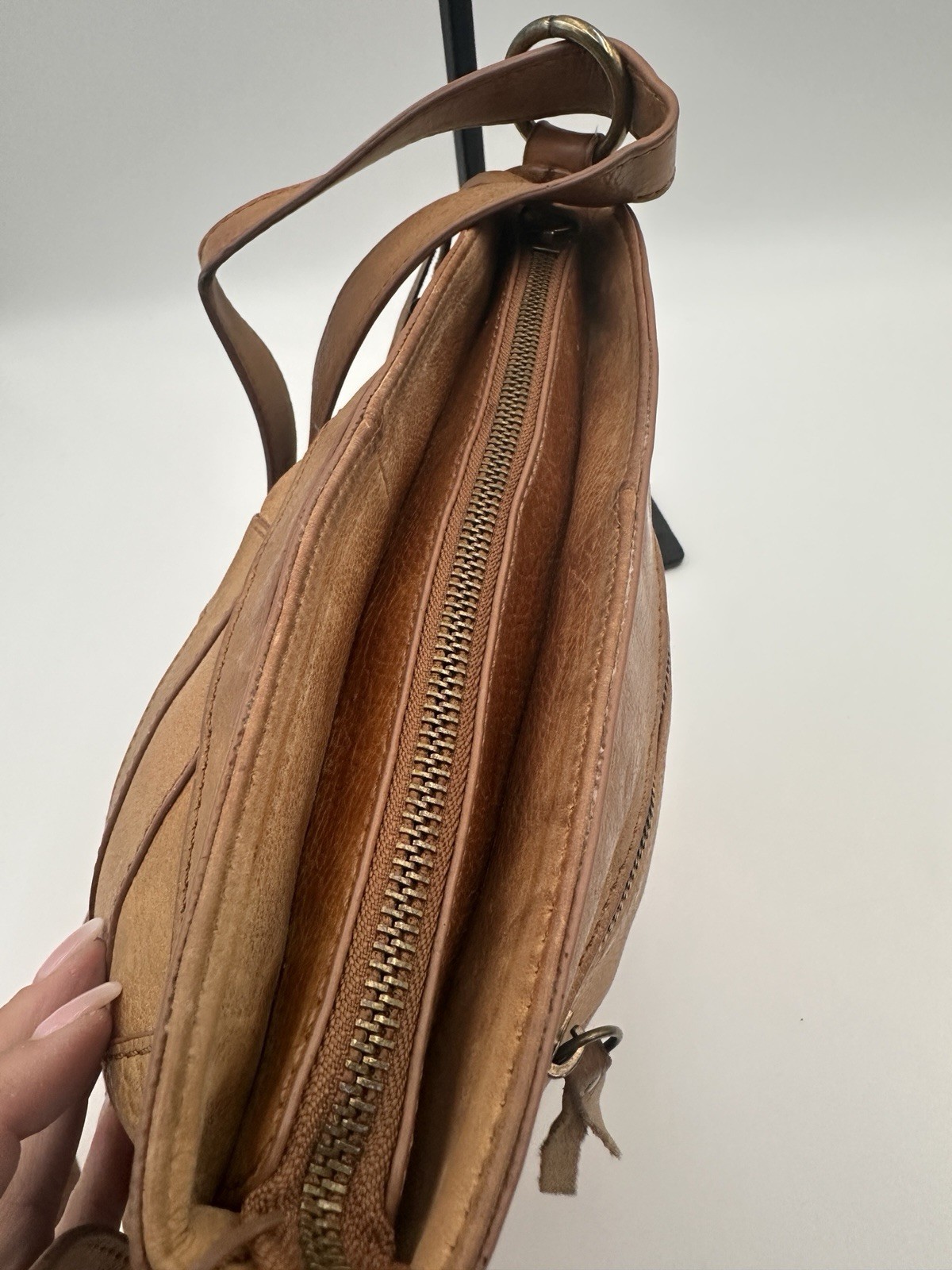 LUCKY BRAND Baldwin Patchwork  Soft Brown Leather… - image 6