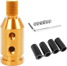 Knob Shifter Adapter Universal Car Shift Knob Adapter Aluminum Alloy -Gold