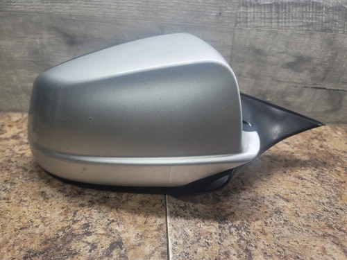 11-13 BMW F10 5 Series Right Passenger Side View Mirror Imperial Silver  775 OEM