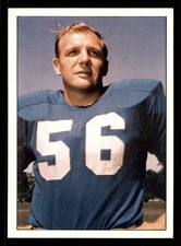 1981 TCMA #NNO Joe Schmidt ERROR NO NUMBER Detroit Lions / Pitt Panthers