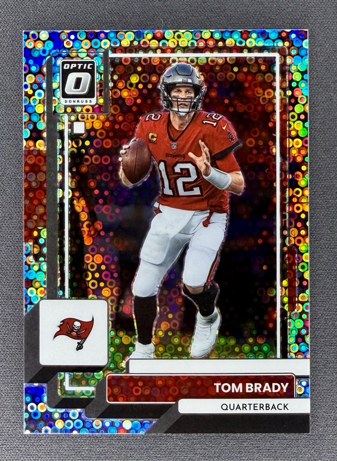 2022 Panini Donruss Optic #183 Tom Brady SILVER CIRCLES PRIZM 038/125