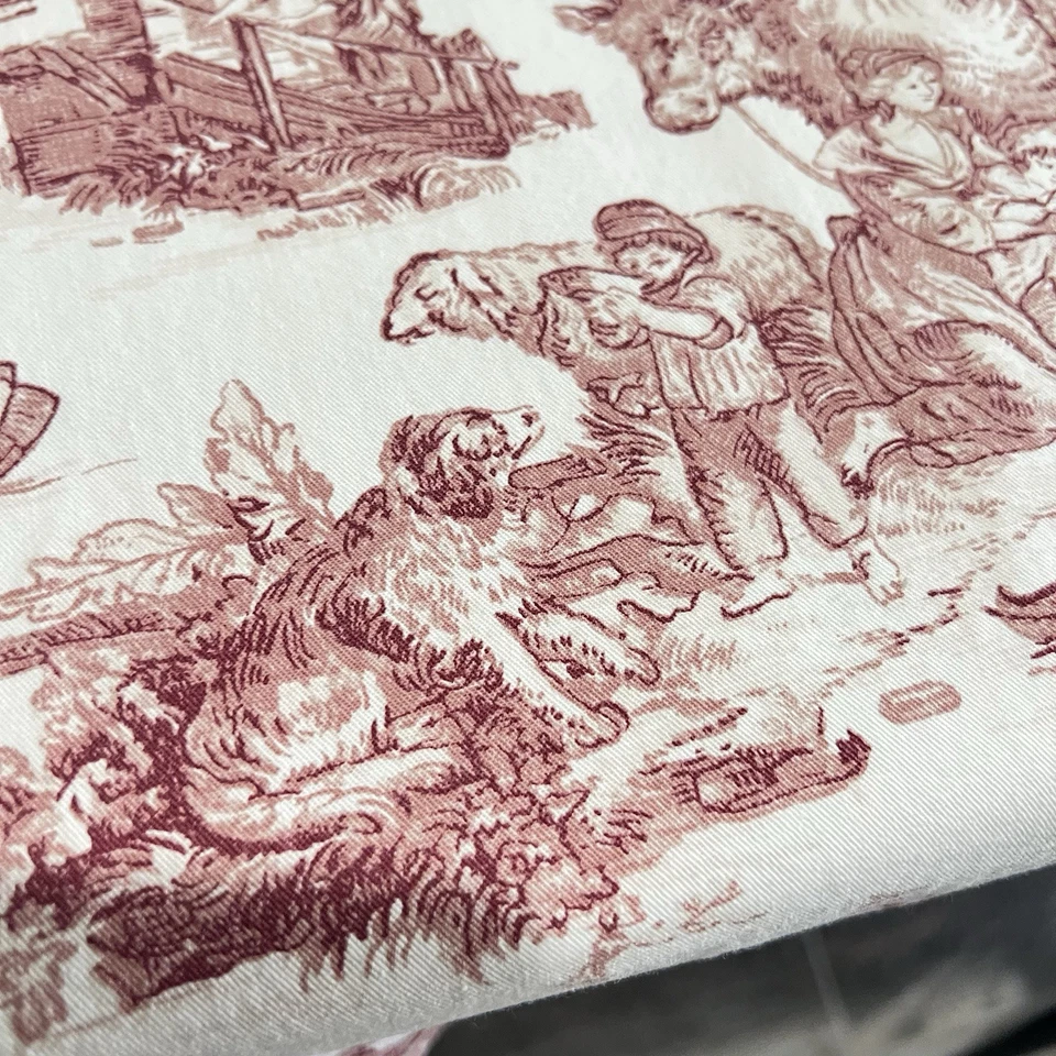 Mantel Williams Sonoma French Country Toile 68"x 90" Hecho en Italia Foto 3 de 4