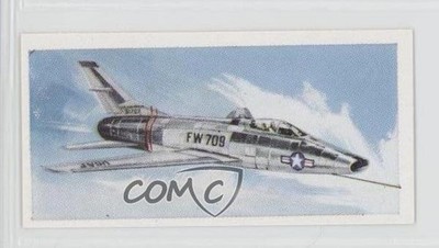 1961 Lyons Tea Wings of Speed Tea North American YF-100C Super Sabre #19 0a3