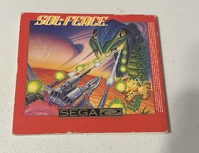 Sol-Feace (Sega CD, 1992) NO manual 