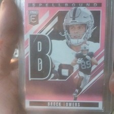 Panini 2025 Donruss Elite Brock Bowers #20 Las Vegas Raiders Spellbound NFL Card