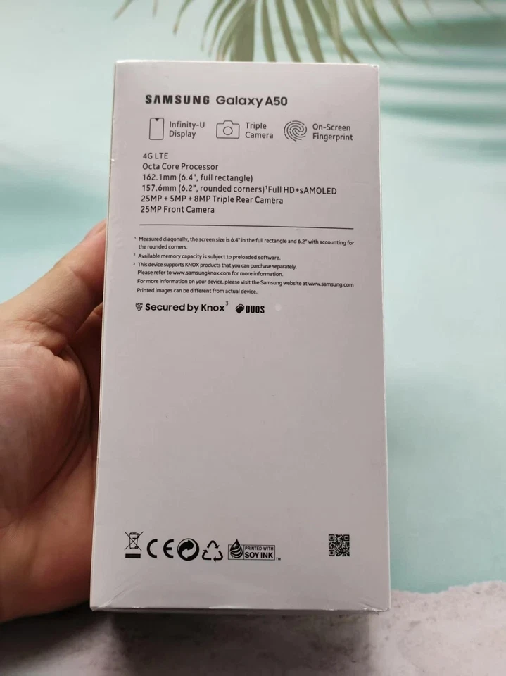 Nuevo Sellado Samsung Galaxy A50 4G 64GB NEGRO SM-A505U1 DESBLOQUEADO DE FÁBRICA🗽MODELO US Foto 2 de 4
