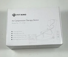 New Fit King Air Compression Leg Massager Ft-009A Items Sealed Green