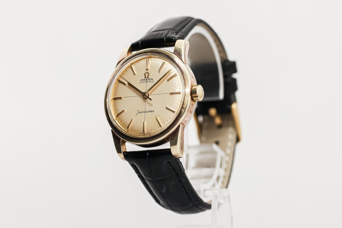 Vintage 1958** OMEGA Seamaster Cal.501 Automatic Crossline Gold
