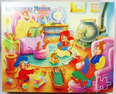 Fievel und die Neue Welt - Puzzle 100 Teile - MB 1986 (Ref.3039.24)