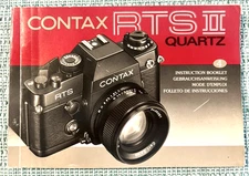 Contax RTS II Instruction Booklet   [EXC Condition]