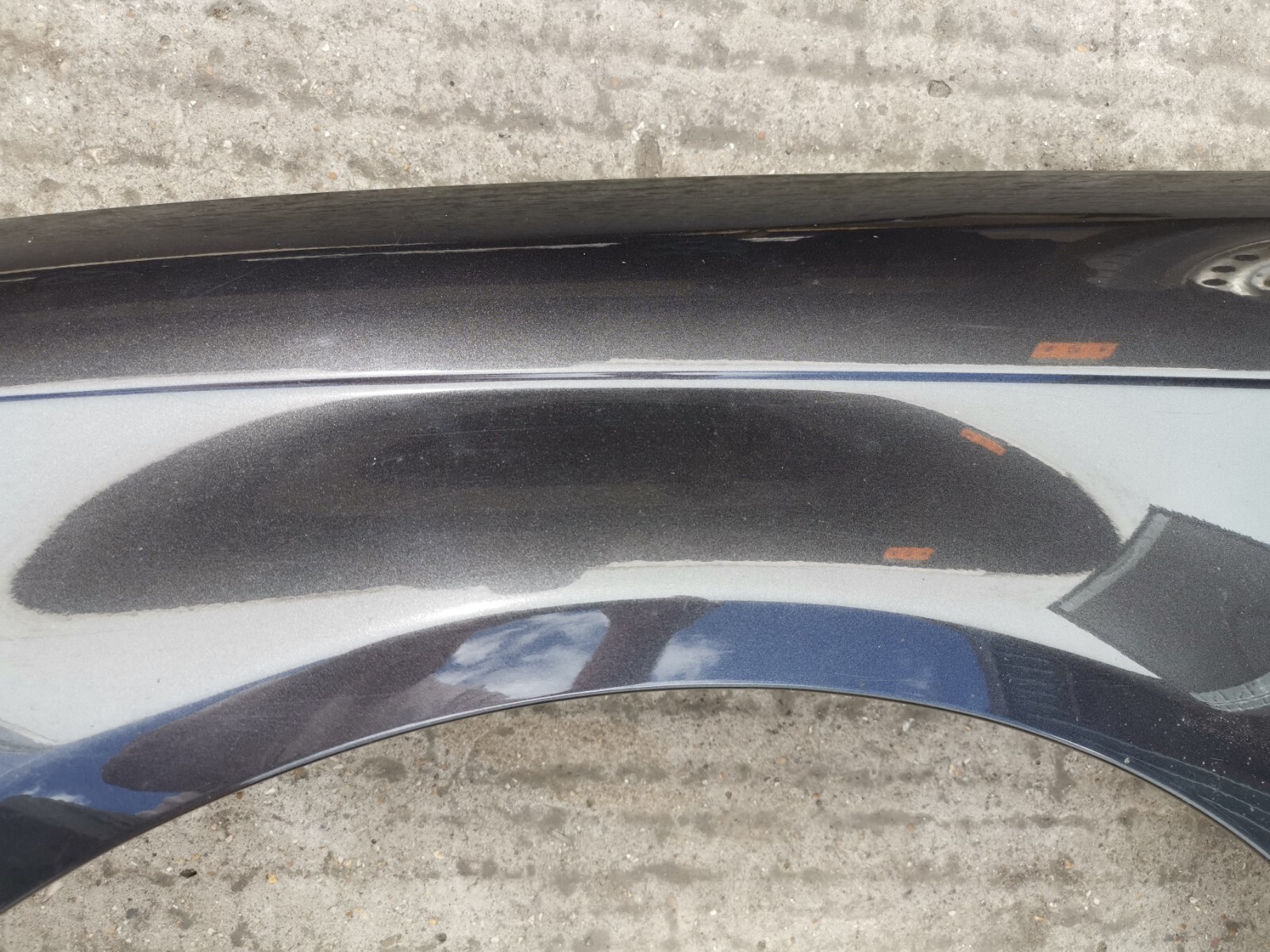2007 Audi A3 3 Door Hatchback NEARSIDE Front Passenger Wing Grey 