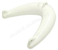 Inflatable Bow Fender White PVC LI 450mm LA 610mm with 3 Rope Holders