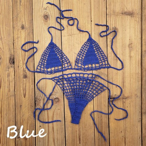 Mesh Micro Bikini Set Swimwear Women Brazilian Sheer Swimsuit Sexy See Through - Picture 10 of 25
