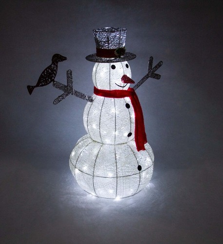 Ciervo, Cierva y Muñeco de Nieve Iluminados - Imagen 12 de 13