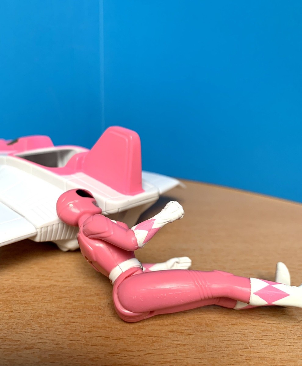 Vintage Saban 1995 Mighty Morphin Power Rangers Pink Crane