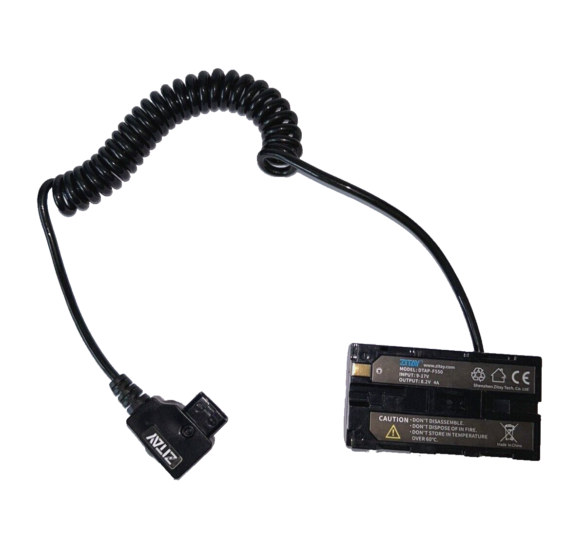 Zitay Dtap Ptap to NP-F550 Dummy Battery