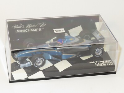 MINICHAMPS Bar 01 Supertec Testcar F1 1999 J Villeneuve. for sale