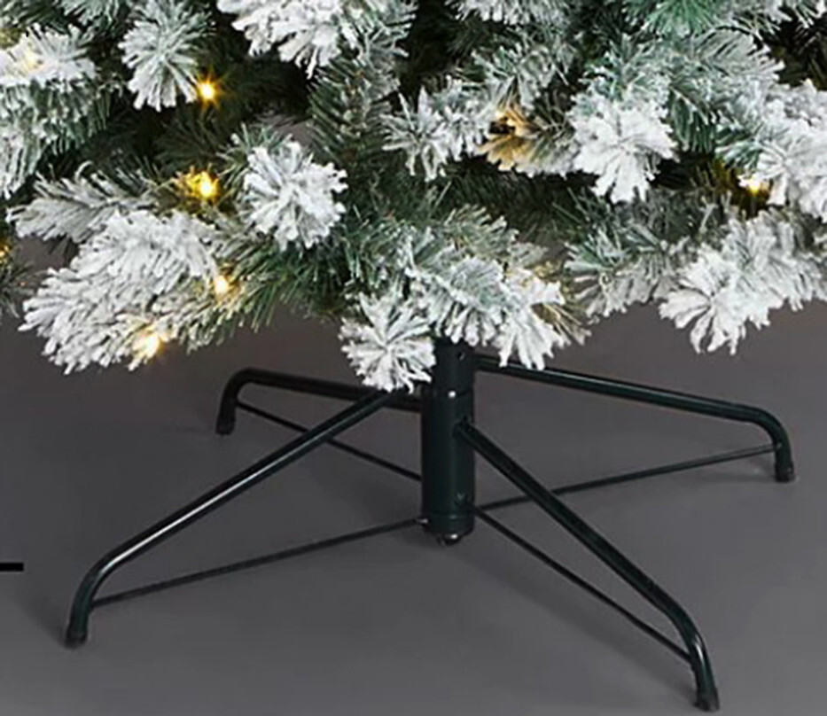 Christmas Tree Holiday Decoration Artificial PreLit Xmas Tree Flocked