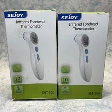 SEJOY Infrared Forehead Thermometer DET-306 ( Lot of 2 ) New