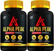 (2 Pack) Alpha Peak for Men Capsules-AlphaPeak Vitamin Complex, All Natural