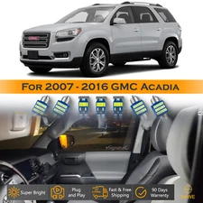 18 x Ultra White LED Lights Interior Package Kit For 2007 - 2016 GMC Acadia