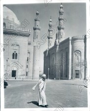1955 Cairo Egypt Towers Of Egyptian Mosques Rise Above Streets Press Photo