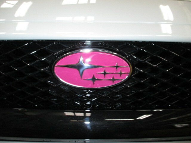 Subaru WRX STI/S4 Front Custom Pink Ornament Emblem VAB.VAG