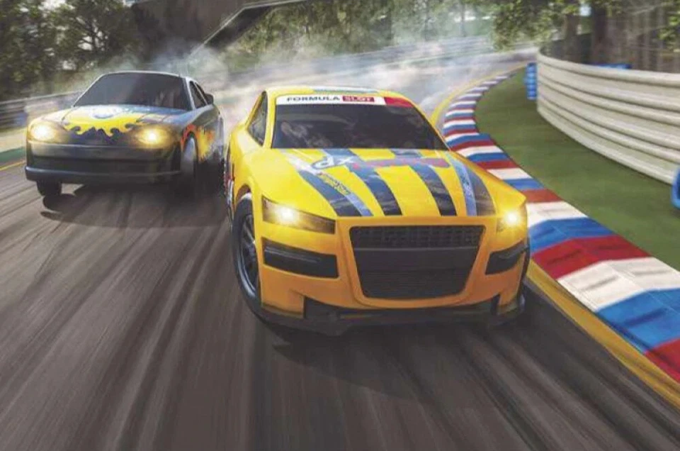 Scalextric Flying Leap Autorennbahn 1:43 Rennbahn Komplettset mit Stunt-Rampen - Bild 4 von 4