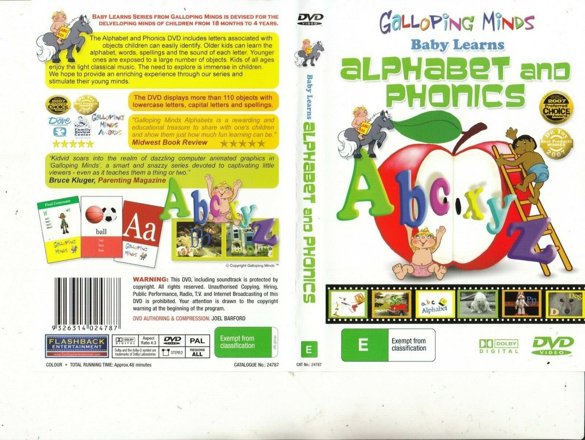 Galloping Minds-Baby Learns Alphabet And Phonics-Baby GN-DVD