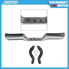 Rear Step Bumper Face Bars Fits For 1989-1995 Truck Toyota Pickup