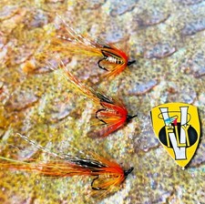 3 V Fly Signature Size 14 Silver Icelandic Cascade ED Treble Salmon Flies