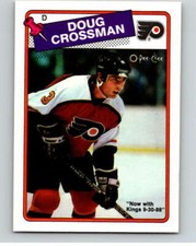 1988-89 O-Pee-Chee #197 Doug Crossman  Philadelphia Flyers V53644