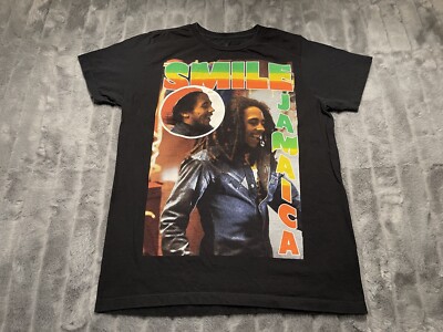 Bob Marley Reggae Smile Jamaica Men’s Zion T Shirt Size Medium