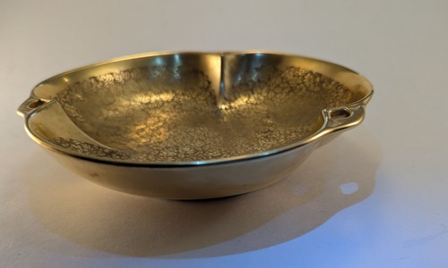 Vintage Pickard Rose & Daisy Gold Encrusted Porcelain Serving Bowl - Picture 7 of 9