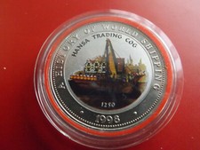 *Somalia 25 Shillings 1998/Farbe*Trading Cog*History of World Shipping(Schub115