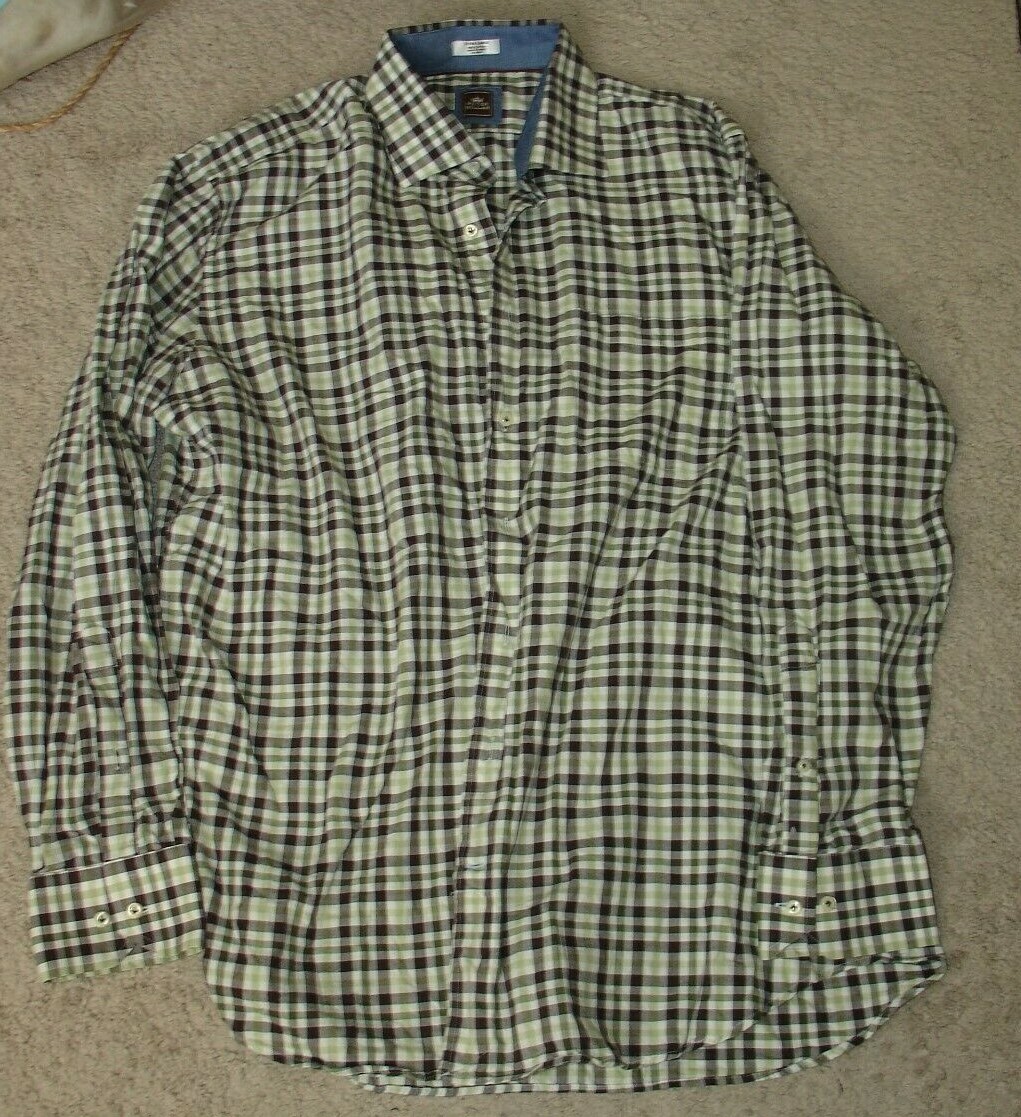 Peter Millar Multi-Colored Checkered Extra Large … - image 1