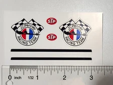 J C Penny Racing Team Stickers Promotional Tonka VW Bug Volkswagen Beetle